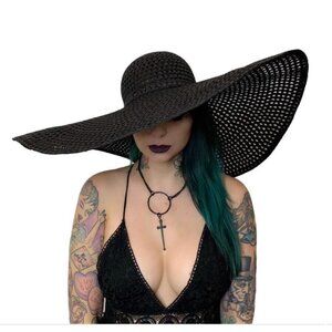 NEW Foxblood Practical Magic Oversized Sunhat